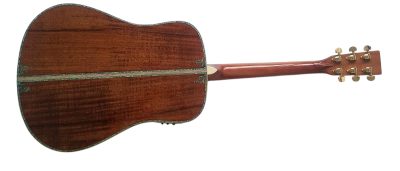 Custom Vertex 1833 D45 Solid Koa Top And Ply Koa Back And Sides Acoustic Electric Guitar - Image 7