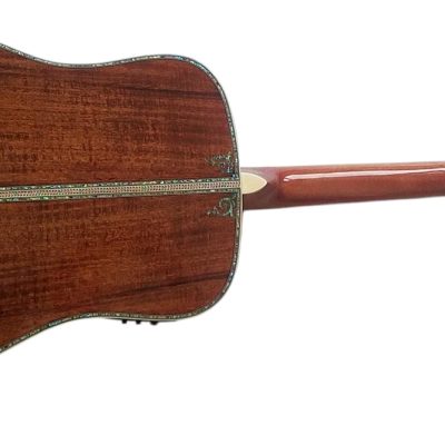 Custom Vertex 1833 D45 Solid Koa Top And Ply Koa Back And Sides Acoustic Electric Guitar - Image 7