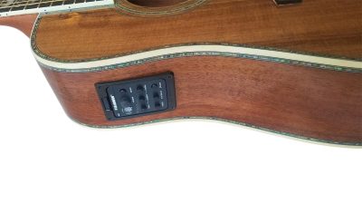 Custom Vertex 1833 D45 Solid Koa Top And Ply Koa Back And Sides Acoustic Electric Guitar - Image 6