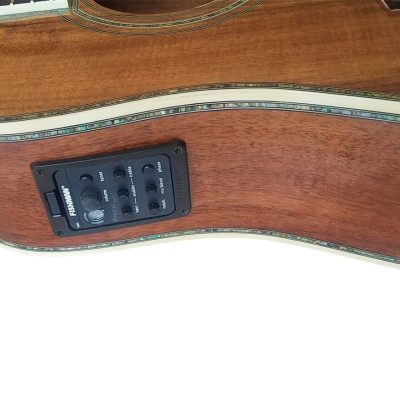 Custom Vertex 1833 D45 Solid Koa Top And Ply Koa Back And Sides Acoustic Electric Guitar - Image 6