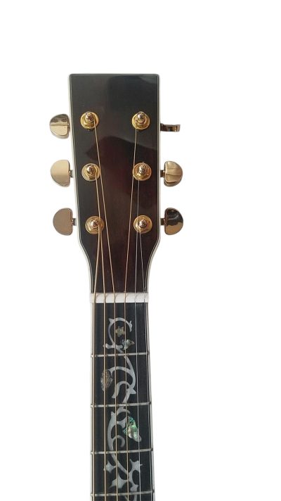 Custom Vertex 1833 D45 Solid Koa Top And Ply Koa Back And Sides Acoustic Electric Guitar - Image 5