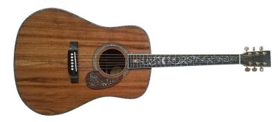 Custom Vertex 1833 D45 Solid Koa Top Ply Koa Back And Sides Acoustic Electric Guitar - Image 12