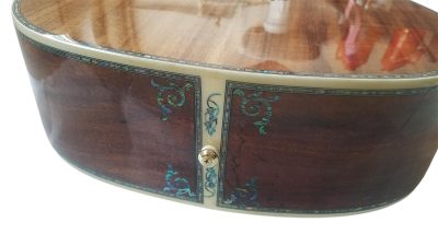 Custom Vertex 1833 D45 Solid Koa Top Ply Koa Back And Sides Acoustic Electric Guitar - Image 8