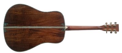 Custom Vertex 1833 D45 Solid Koa Top Ply Koa Back And Sides Acoustic Electric Guitar - Image 7