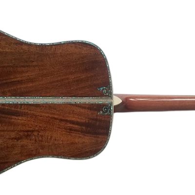 Custom Vertex 1833 D45 Solid Koa Top Ply Koa Back And Sides Acoustic Electric Guitar - Image 7