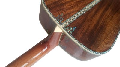 Custom Vertex 1833 D45 Solid Koa Top Ply Koa Back And Sides Acoustic Electric Guitar - Image 6
