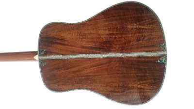 Custom Vertex 1833 D45 Solid Koa Top Ply Koa Back And Sides Acoustic Electric Guitar - Image 5