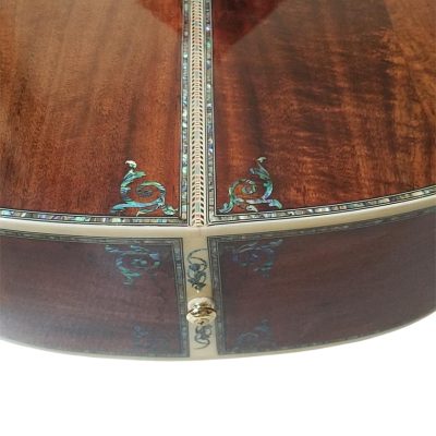 Custom Vertex 1833 D45 Solid Koa Top Ply Koa Back And Sides Acoustic Electric Guitar - Image 4