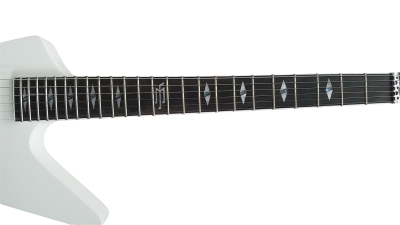Custom Crown Matthias Jabs White Black Stripes Tremolo Korina Electric Guitar Scorpions - Image 3