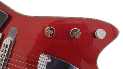 Custom Sovereign Jupiter Thunderbird Billy Bo Firebird Red Guitar - Image 4