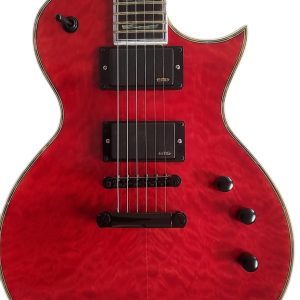 Custom Obsidian Deluxe EC1000 Eclipse Electric Guitar See Thru Black Cherry