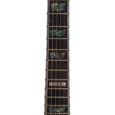 Custom Obsidian Deluxe EC1000 Eclipse Electric Guitar See Thru Black Cherry - Image 11