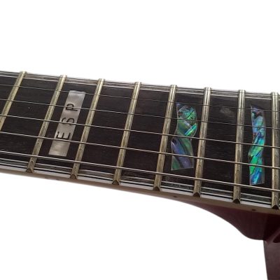Custom Obsidian Deluxe EC1000 Eclipse Electric Guitar See Thru Black Cherry - Image 5