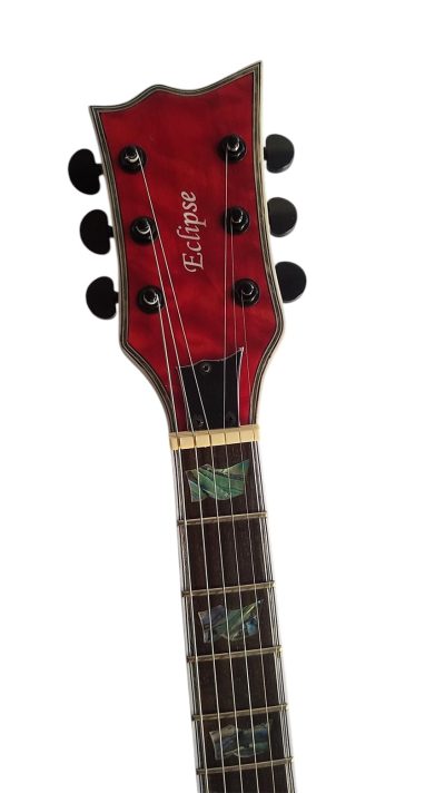 Custom Obsidian Deluxe EC1000 Eclipse Electric Guitar See Thru Black Cherry - Image 4