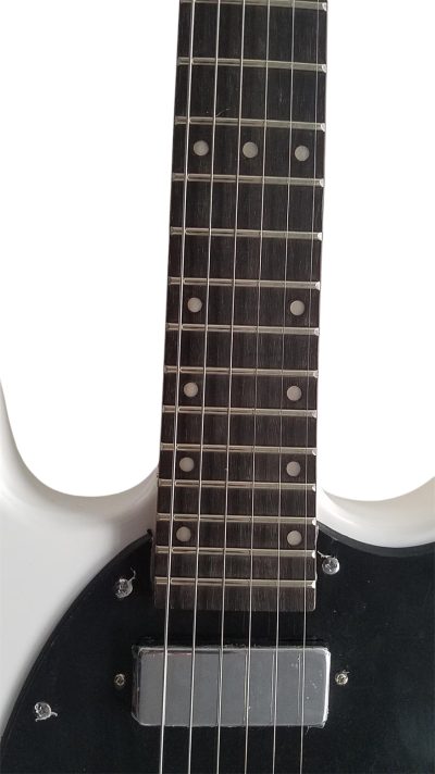 Custom Sapphire Ventures Johnny White Electric Guitar - Image 8
