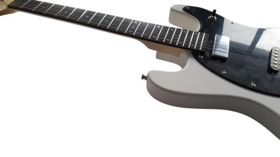 Custom Sapphire Ventures Johnny White Electric Guitar - Image 7