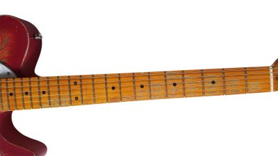 Custom Regent Pink Paisley Thinline Relic Dual P90 Pickups Fhole Electric Guitar - Image 13