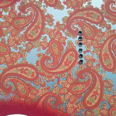 Custom Regent Pink Paisley Thinline Relic Dual P90 Pickups Fhole Electric Guitar - Image 10