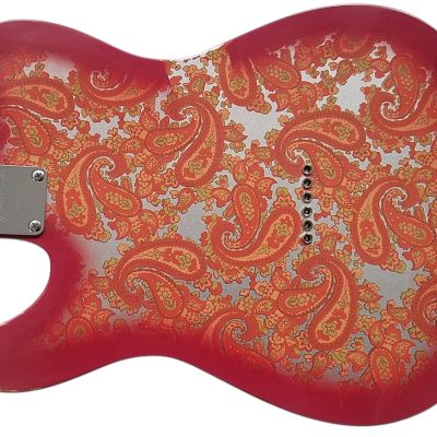 Custom Regent Pink Paisley Thinline Relic Dual P90 Pickups Fhole Electric Guitar - Image 8