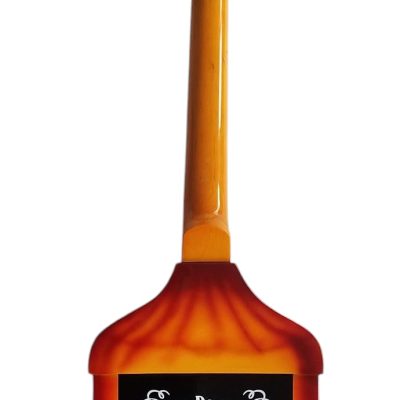 Custom Forge Jack Orange Burst Daniels Bottle 4 String Headless Bass - Image 4