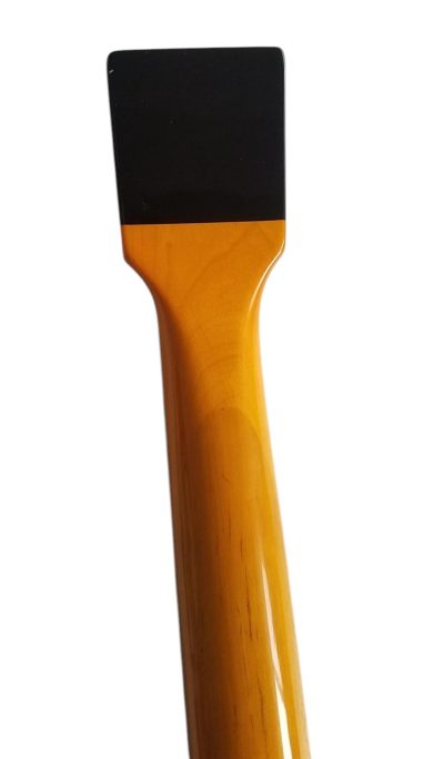 Custom Forge Jack Orange Burst Daniels Bottle 4 String Headless Bass - Image 3