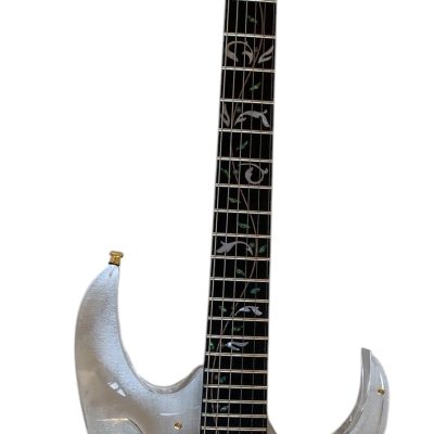 Custom Axis Plexiglass Acrylic Lucite Red LED Tremolo Jem Guitar - Image 8