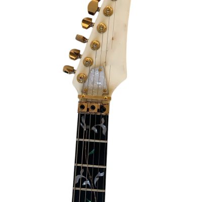 Custom Axis Plexiglass Acrylic Lucite Red LED Tremolo Jem Guitar - Image 6