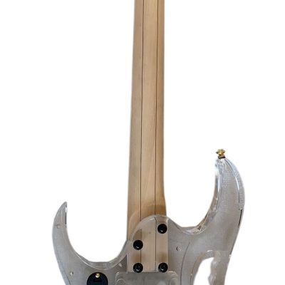 Custom Axis Plexiglass Acrylic Lucite Red LED Tremolo Jem Guitar - Image 5
