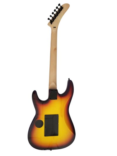 Custom Obsidian George GL200SBT Sunburst Tiger Tremolo Guitar - Image 3