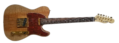 Custom Regent Tiger Maple TopTortoise Brown Pearl Pickguard 6 String Electric Guitar - Image 10