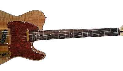 Custom Regent Tiger Maple TopTortoise Brown Pearl Pickguard 6 String Electric Guitar - Image 10