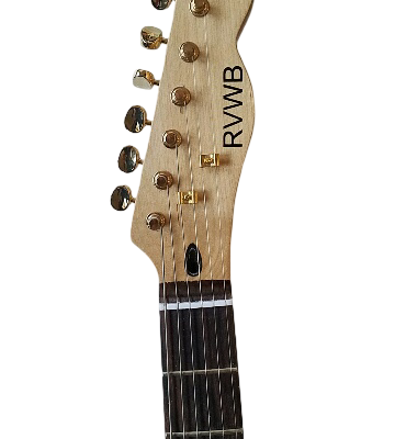Custom Regent Tiger Maple TopTortoise Brown Pearl Pickguard 6 String Electric Guitar - Image 11