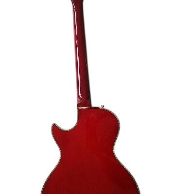 Custom Crown Red Quilted Maple Top Bigsby Vibrato Tailpiece Guitar - Image 12
