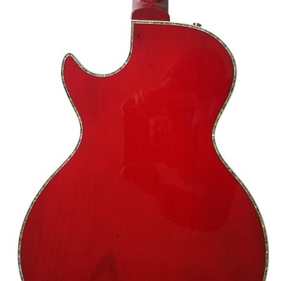 Custom Crown Red Quilted Maple Top Bigsby Vibrato Tailpiece Guitar - Image 10