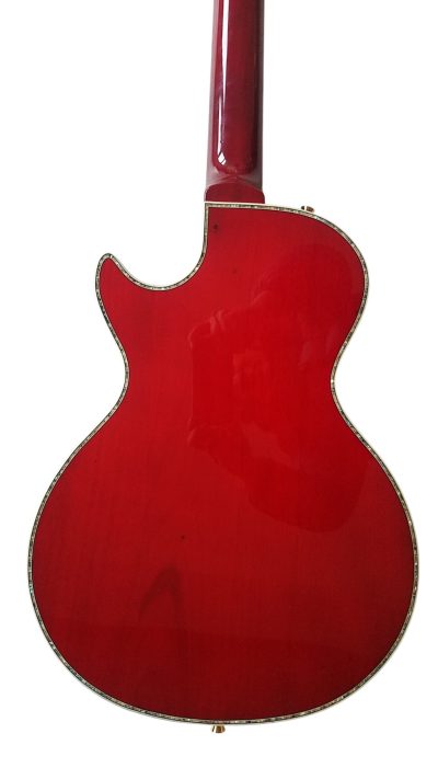 Custom Crown Red Quilted Maple Top Bigsby Vibrato Tailpiece Guitar - Image 10
