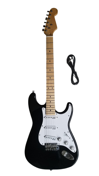 Custom Regent Clapton Black 6 String Maple Fretboard Electric Guitar - Image 7