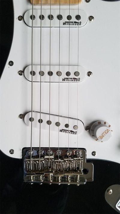 Custom Regent Clapton Black 6 String Maple Fretboard Electric Guitar - Image 8
