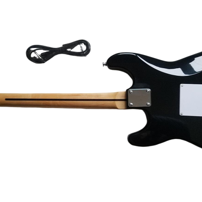 Custom Regent Clapton Black 6 String Maple Fretboard Electric Guitar - Image 2