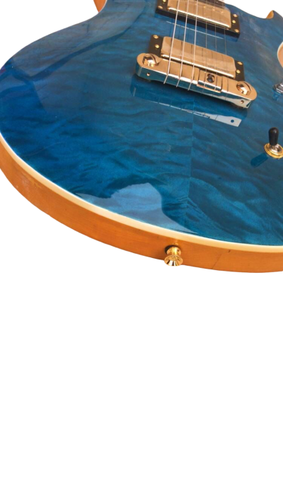 Custom Monarch Whale Blue Quilted Maple Top Venner Guitar - Image 3