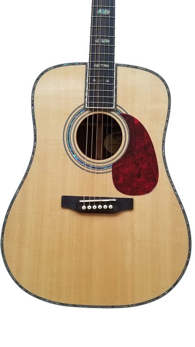 Custom Vertex D45 Natural Finish Solid Spruce Top Acoustic Guitar