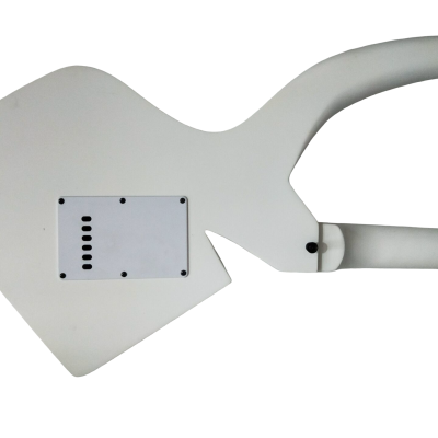 Custom Ember Prince C Headless Abstract V6 Vader White Guitar - Image 7