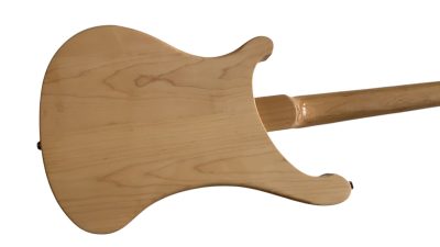 Custom Nova 4003 Natural Maple Chrome Hardware 4 String Bass White Pickguard - Image 5