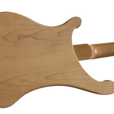Custom Nova 4003 Natural Maple Chrome Hardware 4 String Bass White Pickguard - Image 5