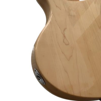 Custom Nova 4003 Natural Maple Chrome Hardware 4 String Bass White Pickguard - Image 3