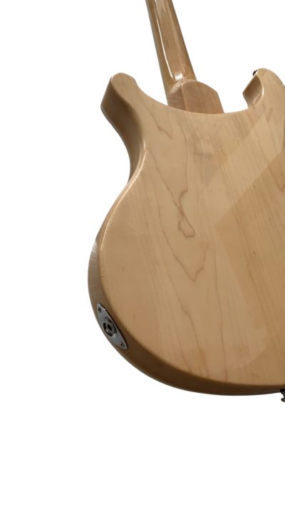 Custom Nova 4003 Natural Maple Chrome Hardware 4 String Bass White Pickguard - Image 3
