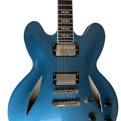 Custom Crown DG335 Dave Grohl Pelham Blue Diamond Electric Guitar