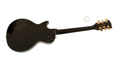Custom Crown Peter Frampton Black Beauty 6 String Electric Guitar 3 Pickups - Image 8