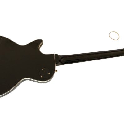 Custom Crown Peter Frampton Black Beauty 6 String Electric Guitar 3 Pickups - Image 8