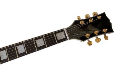 Custom Crown Peter Frampton Black Beauty 6 String Electric Guitar 3 Pickups - Image 3