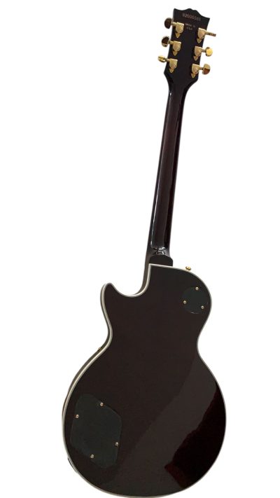 Custom Crown Tobacco Sunburst Flame Maple Top Guitar Black Pickguard - Image 4